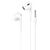  Проводные наушники с микрофоном вкладыши Hoco M101 Max Crystal Jack 3,5  (white) (235088) 
