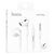  Проводные наушники с микрофоном вкладыши Hoco M101 Max Crystal Jack 3,5  (white) (235088) 