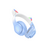  Беспроводные наушники HOCO W42 Cat ears BT headphones crystal blue 