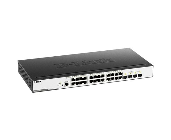  Коммутатор D-Link DGS-3000-28L/B1A 24G 4SFP управляемый 