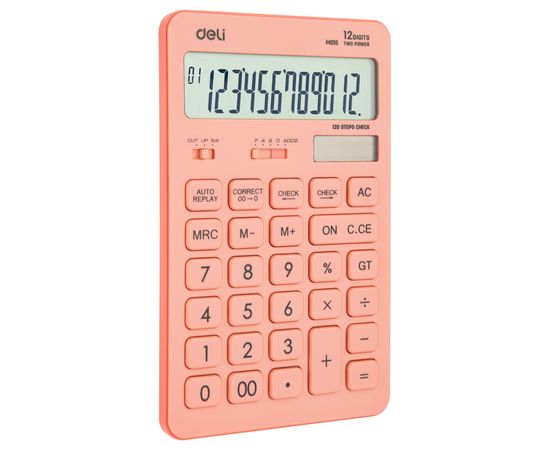  Калькулятор настольный Deli Touch EM01541 красный 