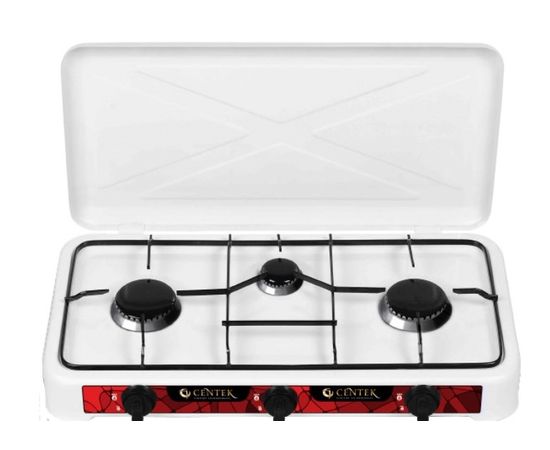  Настольная газовая плитка Centek CT-1522 белый 