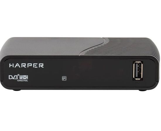  Ресивер DVB-T2 HARPER HDT2-1130 черный  DVB-T, DVB-T2+С 