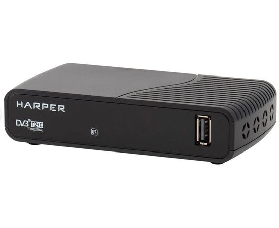  Ресивер DVB-T2 HARPER HDT2-1130 черный  DVB-T, DVB-T2+С 