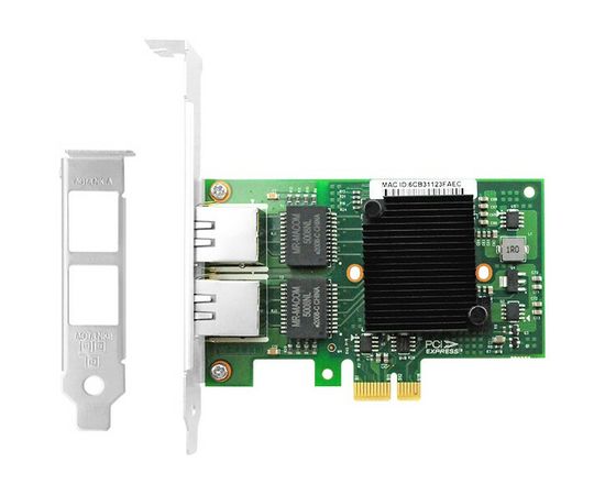  Сетевой адаптер LR-LINK LREC9222HT PCIE 1GB Dual Port 