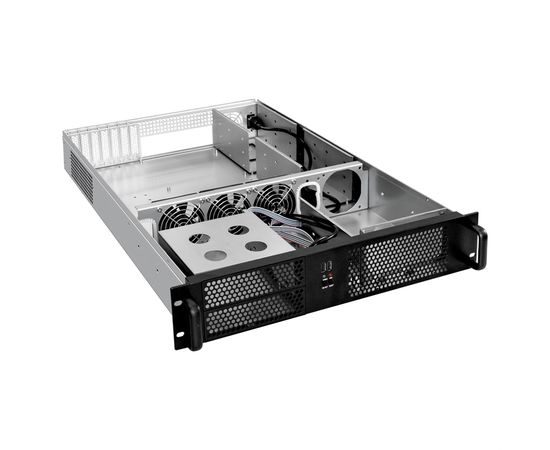  Корпус ExeGate Pro 2U650-08 EX284960RUS RM 19", высота 2U, глубина 650, без БП, 2*USB 