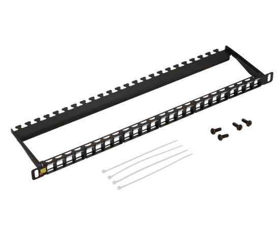  Патч-панель Lanmaster LAN-PPC24OK-UTP 19" 1U 24x UTP 