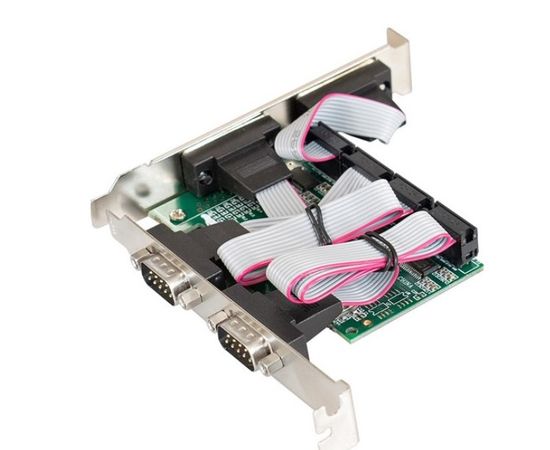 Контроллер Exegate EXE-310 EX283705RUS PCI-E, 4*COM port (OEM) 