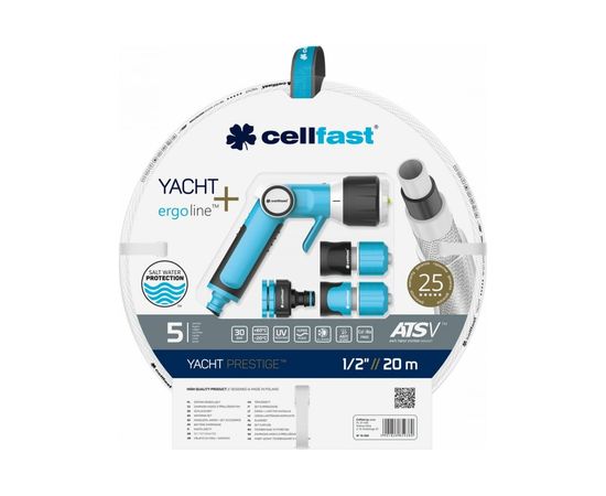  Шланг CELLFAST YACHT PRESTIGE 1/2" 20 м + комплект (13-390) 