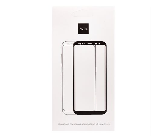  Защитное стекло Full Screen Activ Clean Line 3D для "Xiaomi Redmi 7A" (black)(103318) 