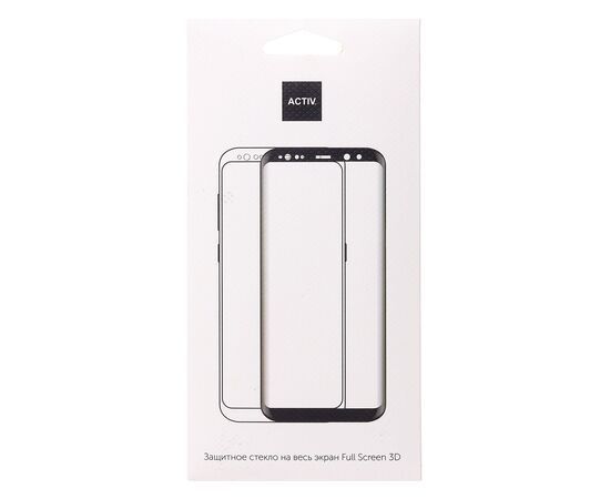  Защитное стекло Full Screen Activ Clean Line 3D для "Xiaomi Redmi 9C" (black) (black)(118546) 