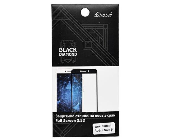  Защитное стекло Full Screen Brera 2,5D для "Xiaomi Redmi Note 5" (black)(86991) 