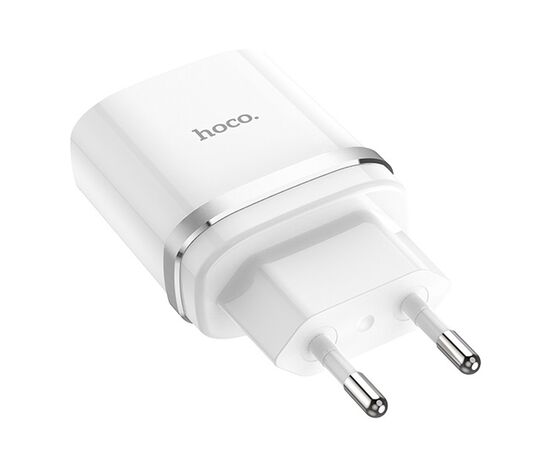  Адаптер Сетевой Hoco C12Q 1USB/5V/3A PD18W+QC3.0 (white) 
