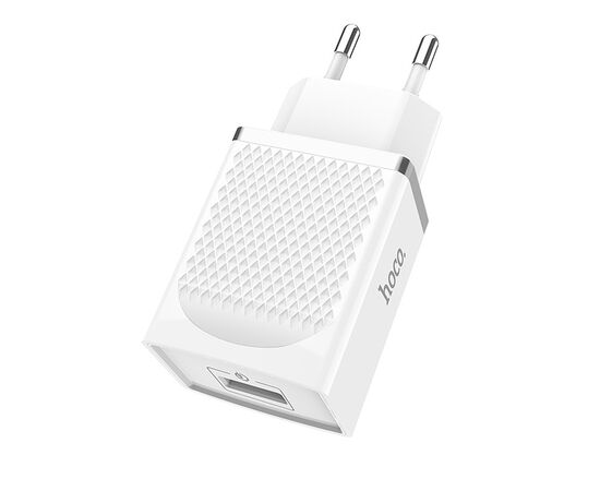  Адаптер Сетевой Hoco C42A 1USB/5V/3A QC 3.0 (white) 