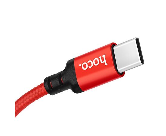  Кабель USB - Type-C Hoco X14 Times Speed (200 см) (red/black) 