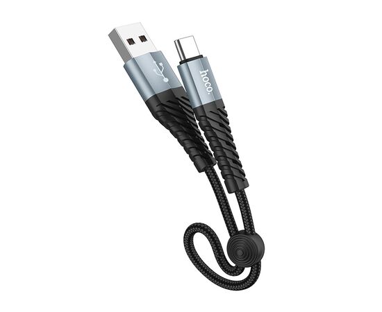  Кабель USB - Type-C Hoco X38 Cool Charging (25 см) (black) 