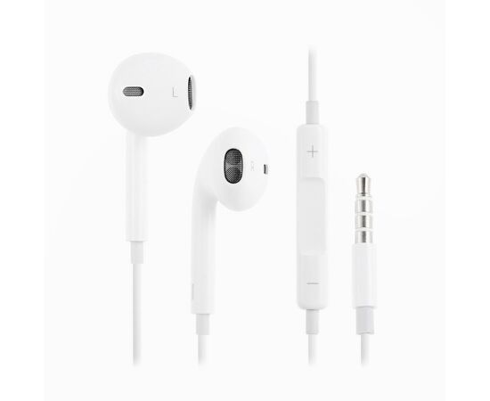  Проводные наушники с микрофоном вкладыши - EaePods MD827ZM MEDIUM (white) 
