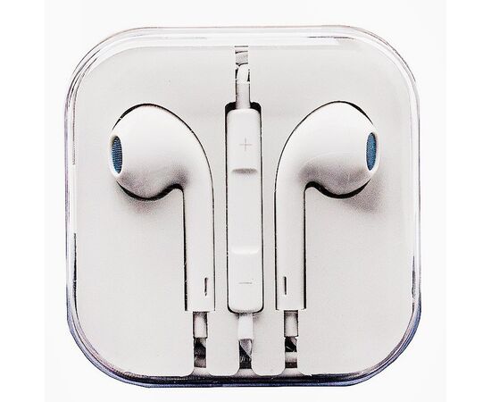  Проводные наушники с микрофоном вкладыши - EaePods MD827ZM MEDIUM (white) 