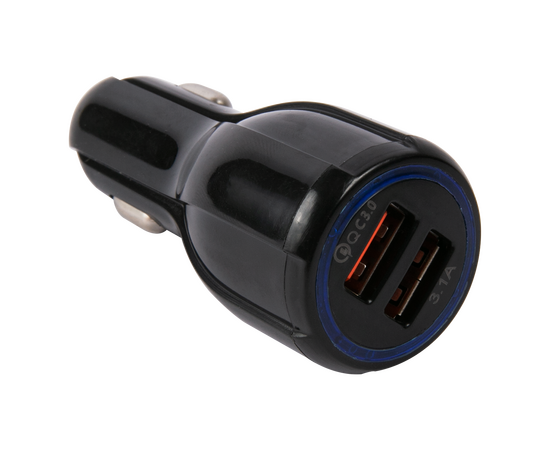  АЗУ+ кабель Type-C mObility AC-17, 2USB, QC 3.0, 18W, черный 
