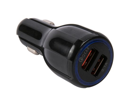  АЗУ+ кабель Type-C mObility AC-17, 2USB, QC 3.0, 18W, черный 
