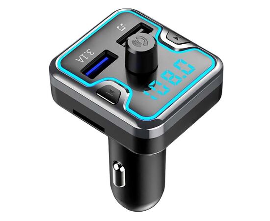  Автомобильный FM-трансмиттер - M27 2USB (black) (212239) 