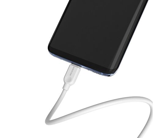  Кабель USB - Type-C Borofone BX14 LinkJet, 200 см. 2,4А (white) (123103) 