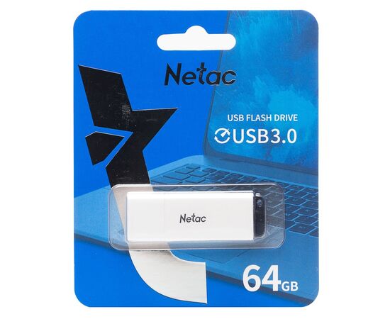  Флэш накопитель USB 64 Гб Netac U185 с LED индикатором (white) () 