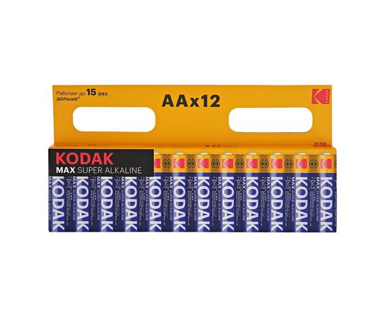 Батарейка AA Kodak max LR6 (12)(120/720) [KAA-12] (211846) 