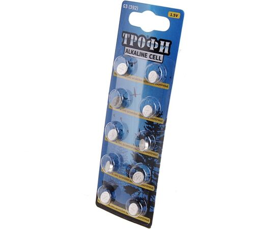  Элемент марганцево-щелочный Трофи G 3 Button Cel (10-BL) (200/1600) (17362) 