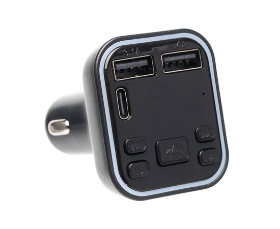  Автомобильный FM-трансмиттер - G38 2USB/Type-C (black) (212246) 