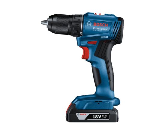  Дрель-шуруповерт Bosch GSR 185-LI (06019K3000) аккум. (кейс в комплекте) 