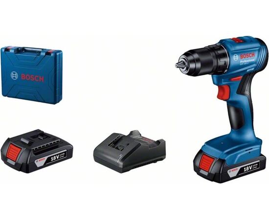 Дрель-шуруповерт Bosch GSR 185-LI (06019K3000) аккум. (кейс в комплекте) 