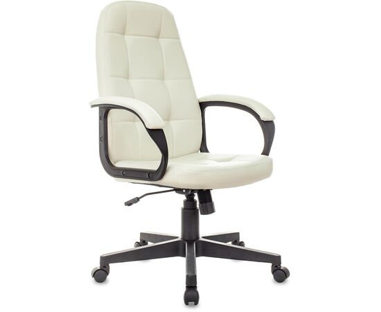  Кресло Бюрократ OR-10 (CH 002 Ivory) эко.кожа слоновая кость 