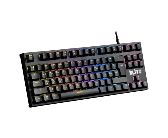  Клавиатура механическая Defender Blitz GK-240L RU игровая с подсветкой (black) (212597) 