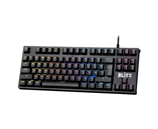  Клавиатура механическая Defender Blitz GK-240L RU игровая с подсветкой (black) (212597) 