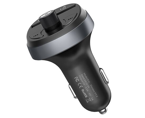  Автомобильный FM-трансмиттер Hoco E41 (black) (215870) 