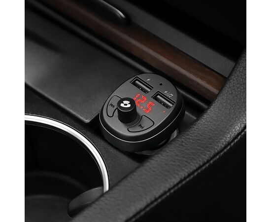  Автомобильный FM-трансмиттер Hoco E41 (black) (215870) 