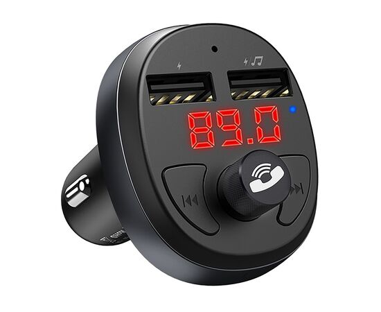  Автомобильный FM-трансмиттер Hoco E41 (black) (215870) 