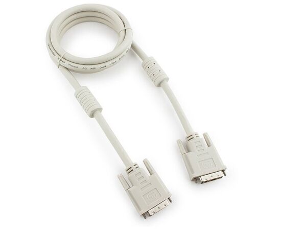  Кабель Gembird DVI-D dual link 25M/25M, 3.0м, черный, экран, феррит.кольца, пакет (CC-DVI2-BK-10) 