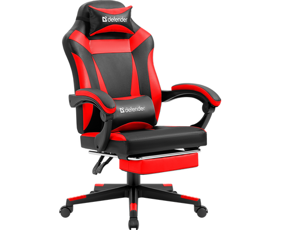  Кресло DEFENDER Cruiser (64344) игровое Black/Red PU 