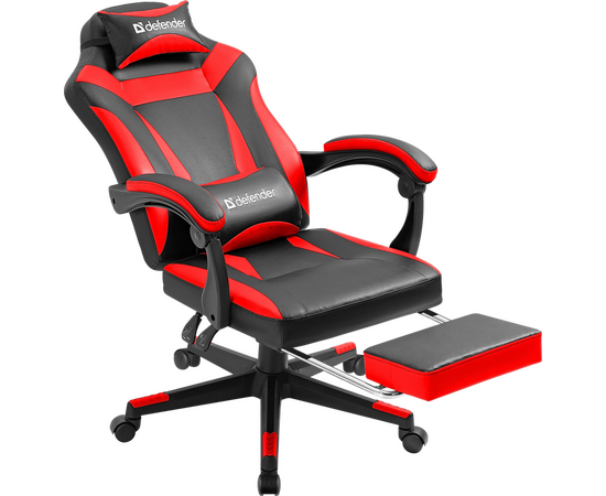 Кресло DEFENDER Cruiser (64344) игровое Black/Red PU 