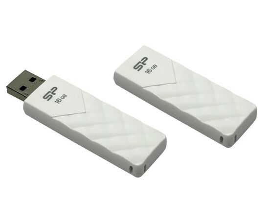  USB-флешка Silicon Power 16Gb Ultima U03 SP016GBUF2U03V1W USB2.0 белый 