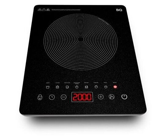  Плитка индукционная BQ HP102B Черный, 1 конфорка, дисплей, таймер 