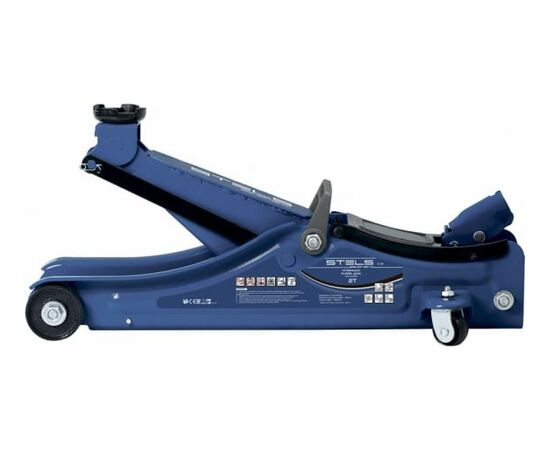 Домкрат STELS 51129 гидравлический подкатной 2 тонны low profile 80-380мм 
