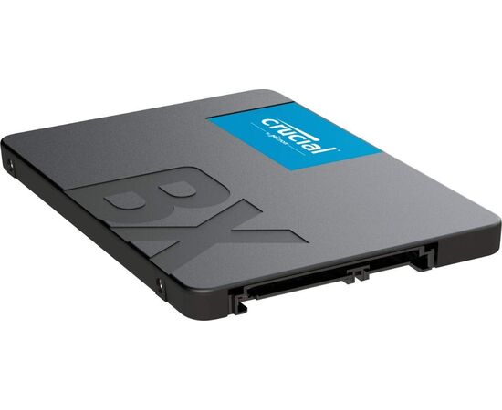  SSD 2.5" 500GB SATA3 Crucial BX500 CT500BX500SSD1, 3D TLC, R/W 550/500MB/s, IOPs 95 000/61 000, TBW 120, DWPD 0.2 