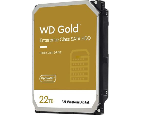  HDD Western Digital Gold WD221KRYZ 22TB 3.5" 7200 RPM 512MB 512e SATA-III 
