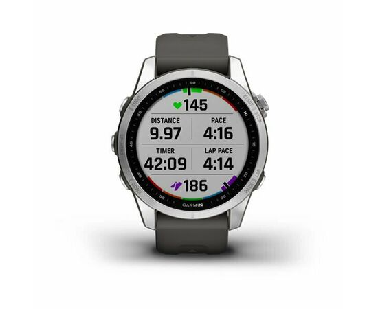  Smart-часы Garmin Fenix 7S Silver с серым ремешком (010-02539-01) 