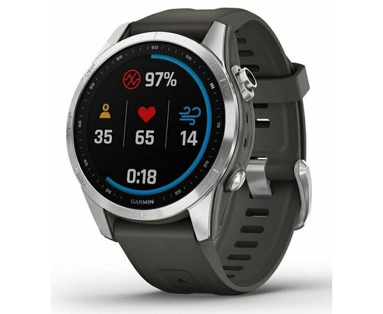  Smart-часы Garmin Fenix 7S Silver с серым ремешком (010-02539-01) 