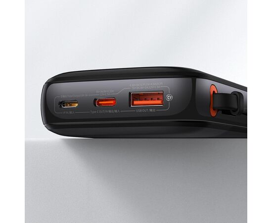  Внешний аккумулятор Baseus Qpow Pro 10000mAh, 22.5W Type-C Edition, PPQD060101 (Black) 