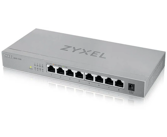  Коммутатор ZyXEL MG-108 (MG-108-ZZ0101F) мультигигабитный 